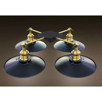 Ретро люстра 4хE27 LOFT №11 D220 METAL