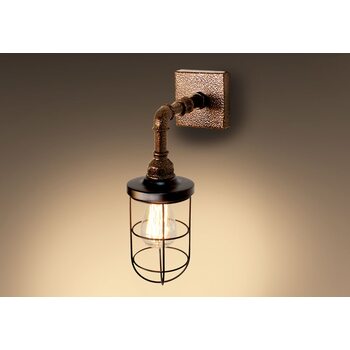 Светильник настенный Е27 LOFT №6 PIPE