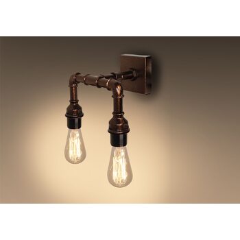 Светильник настенный 2хЕ27 LOFT PIPE