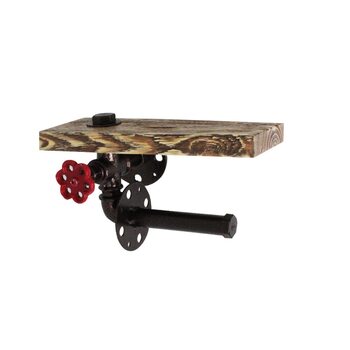 Ретро держатель для туалетной бумаги 250*130*140 с краном