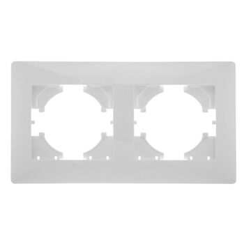 Рамка 2-м Bravo бел. GUSI С1020-001