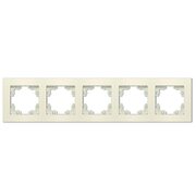 Рамка 5-м Афина универс. сл. кость (ivory) Universal A1042-I