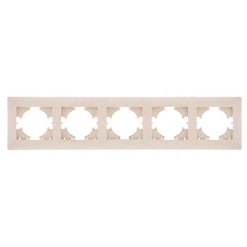 Рамка 5-м Bravo беж. GUSI С1050-003