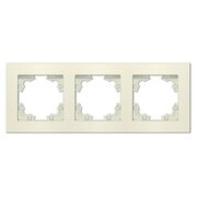 Рамка 3-м Афина универс. сл. кость (ivory) Universal A0045-I