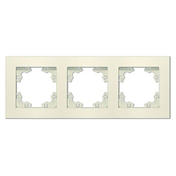 Рамка 3-м Афина универс. сл. кость (ivory) Universal A0045-I