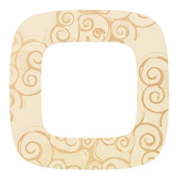 Рамка 1-м Valena Allure универсальная нарцисс золото Leg 754351