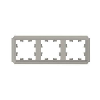 Рамка 3-пост. AtlasDesign Antique универс. шампань SE ATN100503