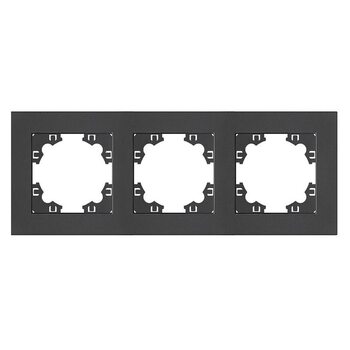 Рамка 3-м Афина универс. графит Universal A0045-Gr