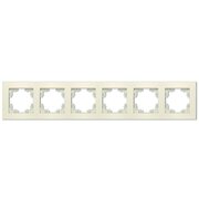 Рамка 6-м Афина универс. сл. кость (ivory) Universal A1043-I