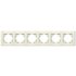 Рамка 6-м Афина универс. сл. кость (ivory) Universal A1043-I