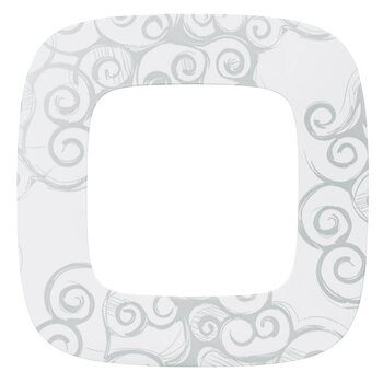 Рамка 1-м Valena Allure универсальная нарцисс хром Leg 754341