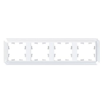 Рамка 4-пост. AtlasDesign Antique универс. бел. SE ATN100104