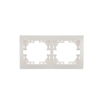 Рамка 2-м Mira горизонт. бел. LEZARD 701-0200-147