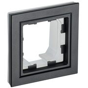 Рамка 1-м IP44 BRITE РУ-1-БрЧ-44 черн. IEK BR-M12-44-K02