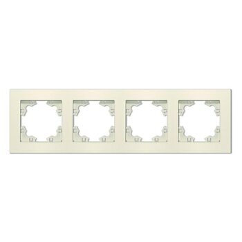 Рамка 4-м Афина универс. сл. кость (ivory) Universal A0046-I