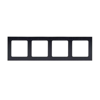 Рамка 4-м Стокгольм металл. черн. PROxima EKF EZM-G-305-10