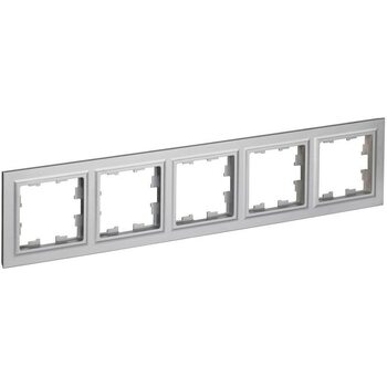 Рамка 5-м BRITE РУ-5-БрА алюм. IEK BR-M52-K47