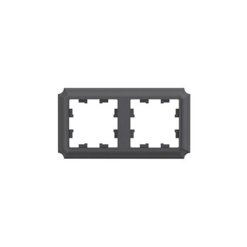 Рамка 2-пост. AtlasDesign Antique универс. базальт SE ATN101402