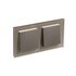 Рамка 2-м AtlasDesign Nature стекло шампань SchE ATN320502