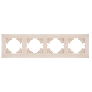 Рамка 4-м Bravo беж. GUSI С1040-003