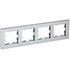 Рамка 4-м BRITE РУ-4-1-БрА металл алюм. IEK BR-M42-M-K47