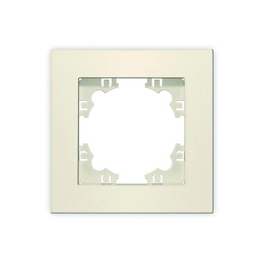 Рамка 1-м Афина сл. кость (ivory) Universal A0053-I