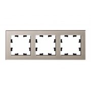 Рамка 3-м AtlasDesign Nature стекло шампань SchE ATN320503