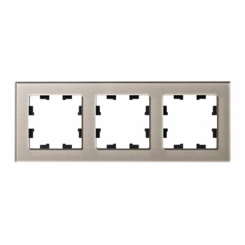 Рамка 3-м AtlasDesign Nature стекло шампань SchE ATN320503