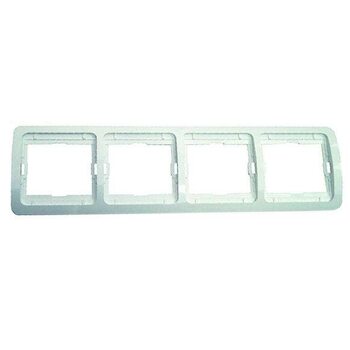 Рамка 4-м Mimoza горизонт. бел. Makel 22039