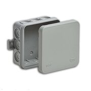 Коробка распределительная ОП 85х85х35мм 12 вводов IP54 сер. Ruvinil 67093