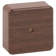 Коробка распаячная 75х75х28мм без клеммы IP40 дуб BS-O-75-75-28 Эра Б0058706
