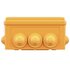 Коробка ответвительная FS 150х110х70мм 4р 450В 32А 10кв.мм нерж. контакт с каб. вводами и клеммн. IP55 пластик. DKC FSK21410