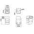 Вставка Keystone Jack RJ-45(8P8C) кат. 6 180град. KJ8-8P8C-C6-180-WH бел. Hyperline 426189