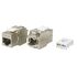 Вставка Keystone Jack RJ-45(8P8C) кат. 6 экранир. 180град. Toolless KJ8-8P8C-C6-180-TLS-SH-F-WH бел. Hyperline 426188