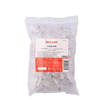 Джек комп. 8P-8C кат.5е (уп.100шт) Rexant 05-1021