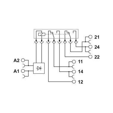 Модуль релейный PLC-RSC- 24DC/21-21 Phoenix Contact 2967060