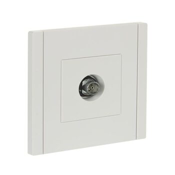 Розетка TV оконечная FORTE&PIANO FP228 бел. IEK FP-A10-O-K01