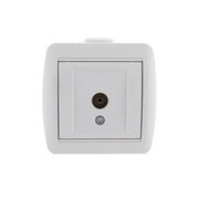 Розетка телевизионная оконечная TV ОП Nata бел. LEZARD 710-0200-130