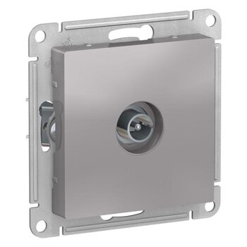 Розетка телевизионная TV AtlasDesign коннектор механизм алюм. SchE ATN000393