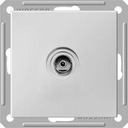 Розетка телевизионная оконечная TV 1-м СП W59 коннектор механизм бел. SchE RTS-151-1-86