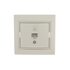 Розетка компьютерная 1-м СП Mira RJ45 крем./крем.. LEZARD 701-0303-139