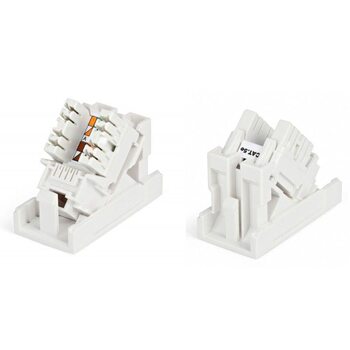 Розетка (вставка) SIP2K-C5E-M45-22.5 (45х22.5) аналог Mosaic с накл. мод. RJ45 кат.5E Hyperline 35210