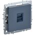 Розетка компьютерная СП RJ45 кат.5E BRITE РК10-БрМ маренго IEK BR-K10-1-K35