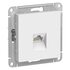 Розетка компьютерная AtlasDesign RJ45 кат. 5Е механизм лотос SE ATN001383