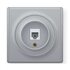 Розетка компьютерная 1-м СП Florence RJ45 кат.5E механизм сер. (1E20701302) OneKeyElectro 2172839