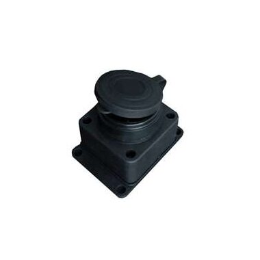 Розетка настенная 16А IP44 250В (еврослот) с заглушкой с заземл. каучук UNIVersal 602229