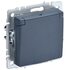 Розетка BRITE РСбш10-3-БрМ 16А IP20 с заземл. защ. шторки с крышкой маренго IEK BR-R16-16-K35
