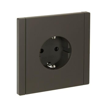 Розетка СП FORTE&PIANO FP313 16А с заземл. защ. шторки безвинт. крепл. сер. IEK FP-R14-16-1-K03