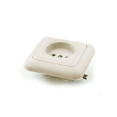 Розетка 1-м СП РС10-005 10А IP20 бел. БЕЛ. ЦЕРКОВЬ РС10-005