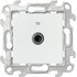 Розетка телевизионная одиночная TV СП Simon 24 IP20 механизм бел. Simon 2450477-030